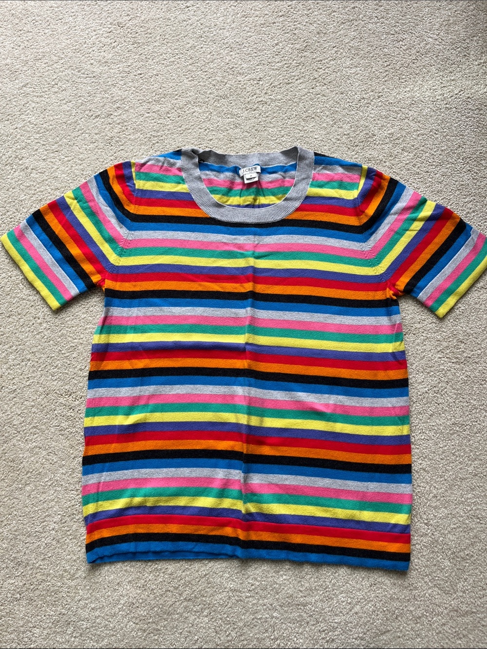 J Crew Striped Sweater